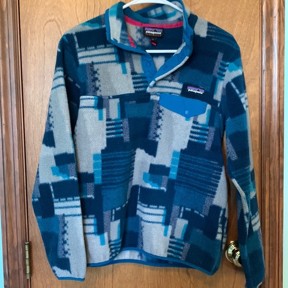 Patagonia Tops - Patagonia patchwork Synchilla Pullover